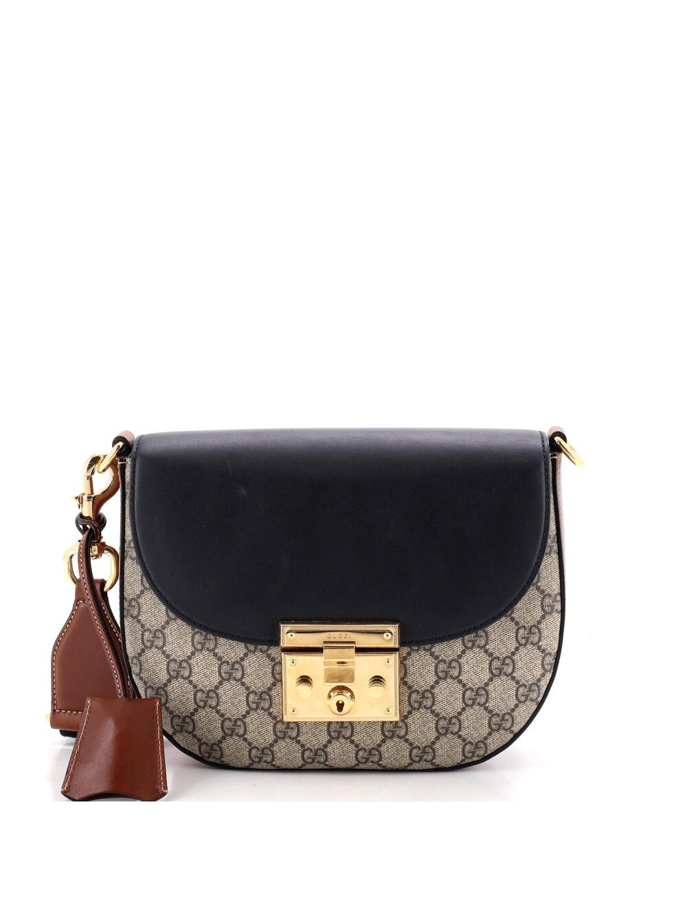 Gucci Padlock Saddle Shoulder Bag Gg #320892G19B